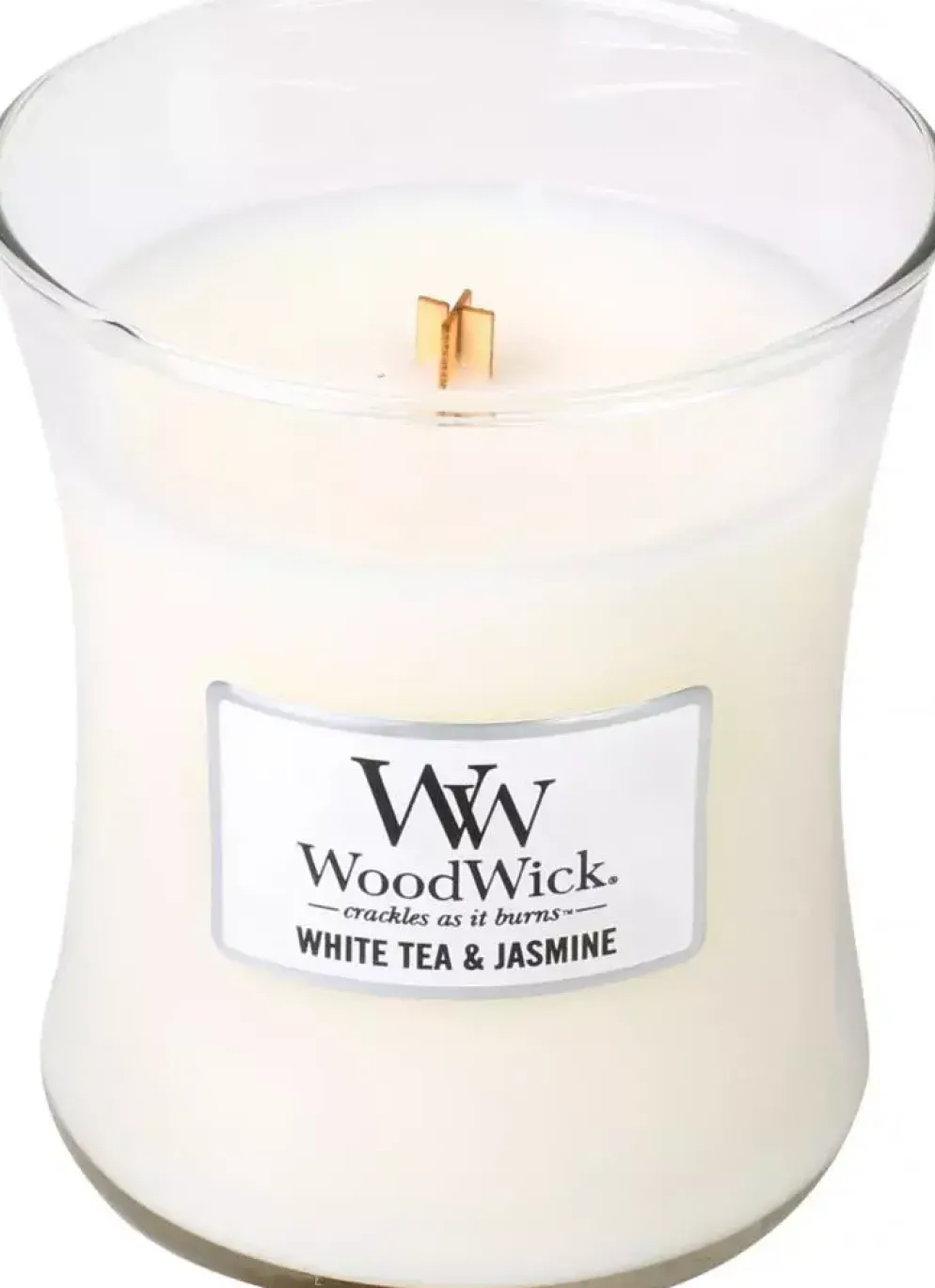 WoodWick medium candle white tea & jasmine