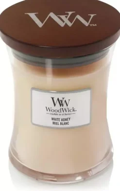 WoodWick medium candle white honey