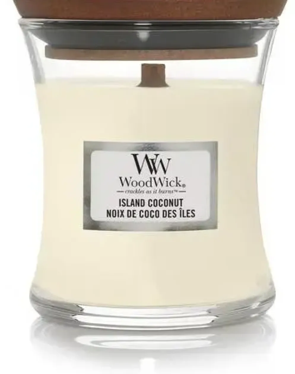 WoodWick mini candle island coconut