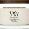 WoodWick Tonka & Almond Milk ellipse candle