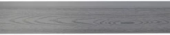 Wpc schuttingplank rabatdeel 15x2,5x180 cm licht grijs