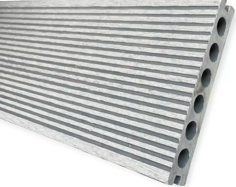 Wpc vlonderplank 2,5x15x220 cm grijs
