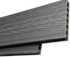 Wpc vlonderplank 2,5x15x220 cm zwart