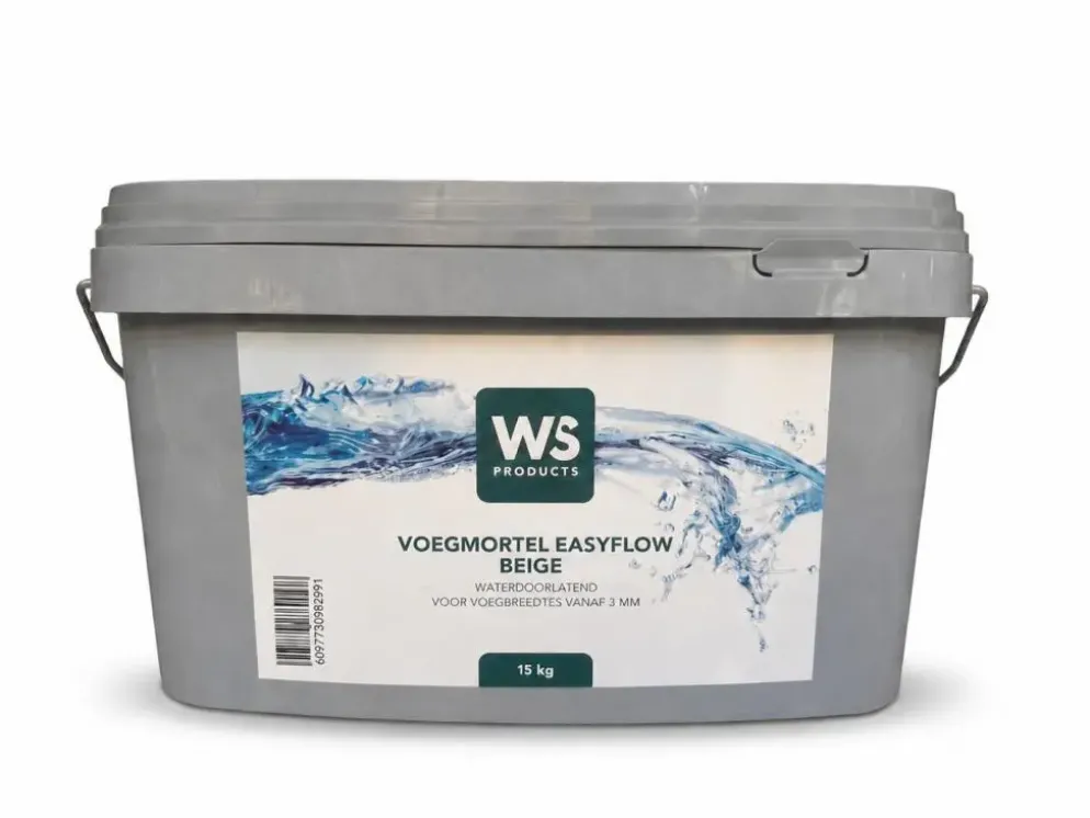 Ws voegmortel easy flow beige 15 kg