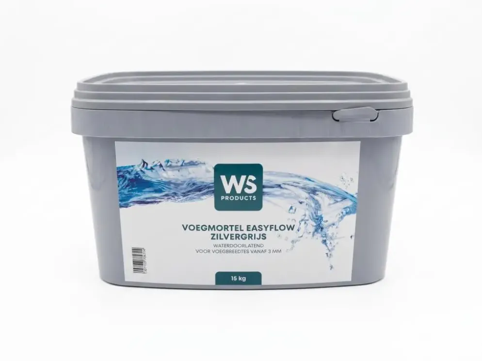 Ws voegmortel easy flow sf zilver grijs 15 kg