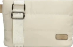 Zebra elske schoudertas crème