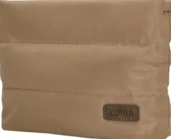 Zebra elske schoudertas taupe