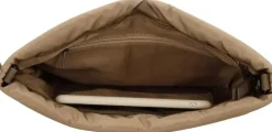 Zebra elske schoudertas taupe
