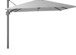 Zweefparasol arizona t2 300x300cm lichtgrijs